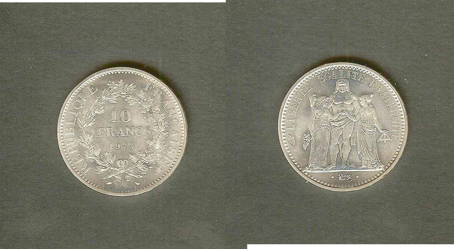 10 francs Hercule 1973 FDC